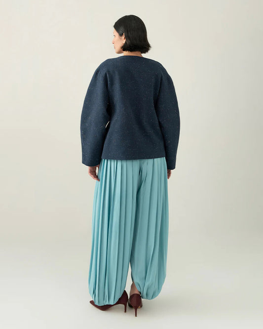 Aarvi Hand Embroidered Structured Jacket F