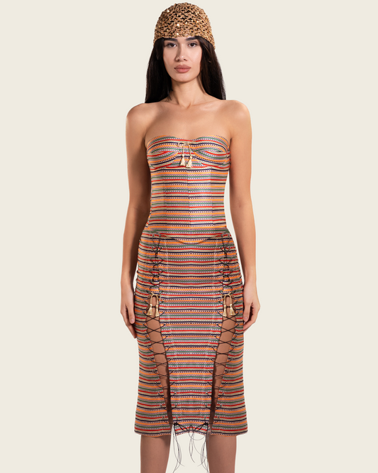 The Saya Tassel Skirt