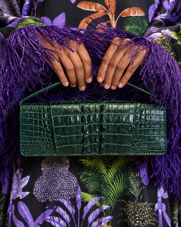 Emerald Alligator Hornback  Clutch