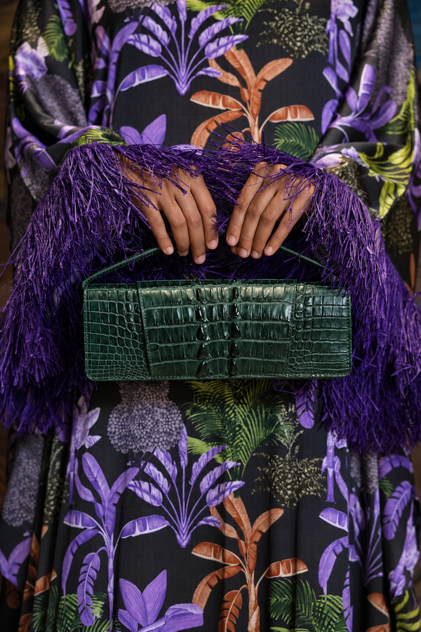 Emerald Alligator Hornback  Clutch