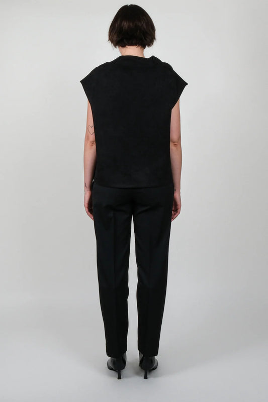 Draped Shoulder Vest