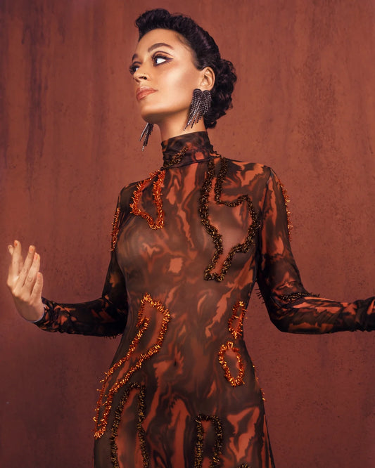 Zusi Dress - Brown