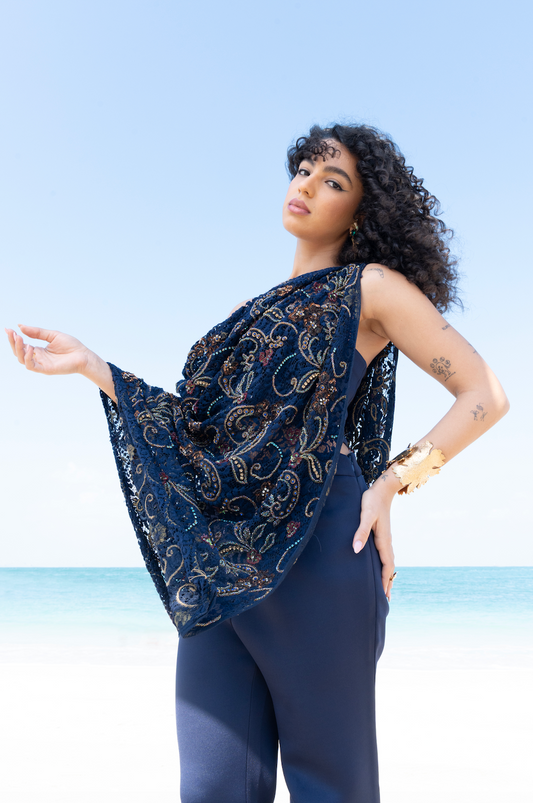 The Meher Drape Top