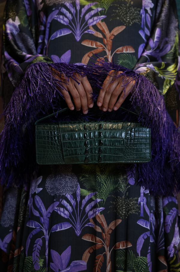 Emerald Alligator Hornback  Clutch
