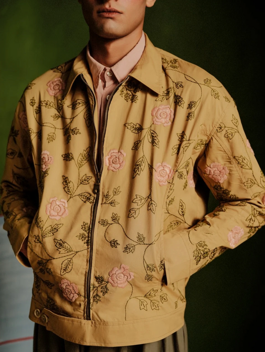 Kantha Rose Jacket (M)