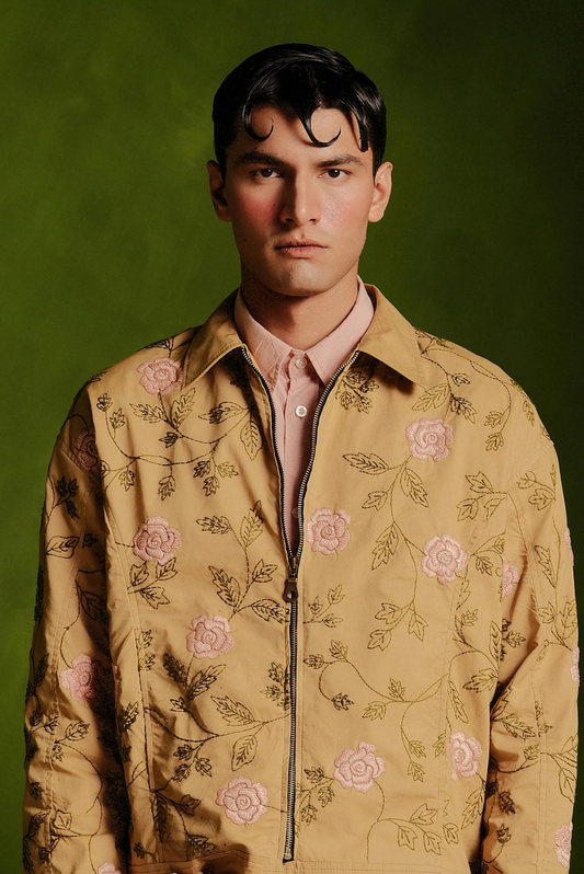 Kantha Rose Jacket (M)