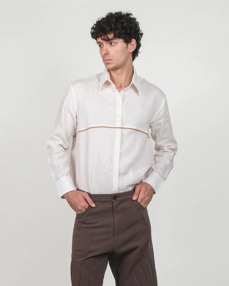 Flowy Linen Shirt (M)