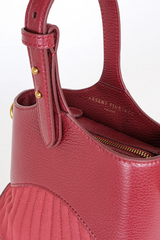 Burgundy Gallery Bag (Small)