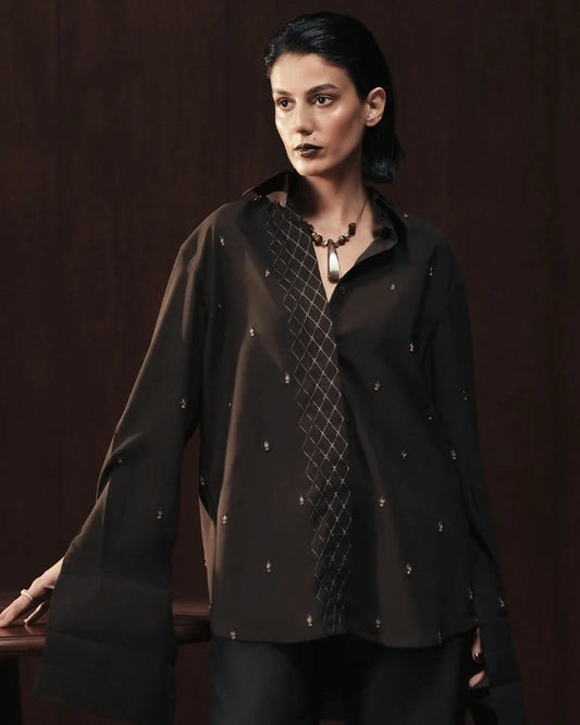 Aarna Hand Embellished Shirt