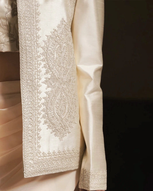 Aqs Dori Embroidered Structured Jacket (F)