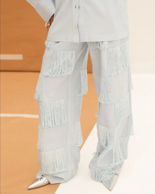 Derya Fringe Trousers (F)