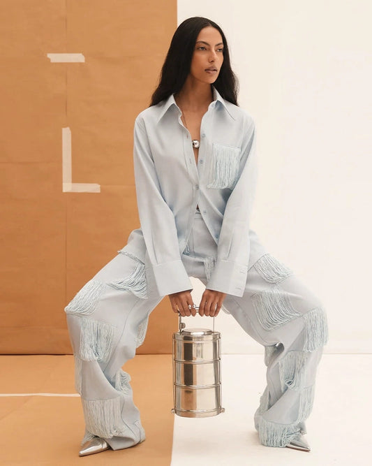 Derya Fringe Trousers (F)