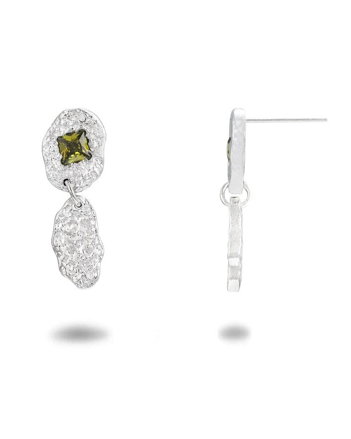 Mirrored Drop Earing