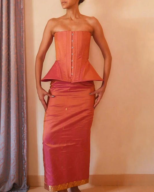 Kamal IV Bell Corset and Skirt Set