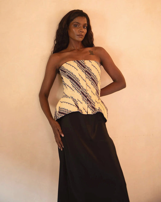 Kamal Structured Bell Corset  S