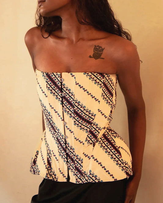 Kamal Structured Bell Corset  S