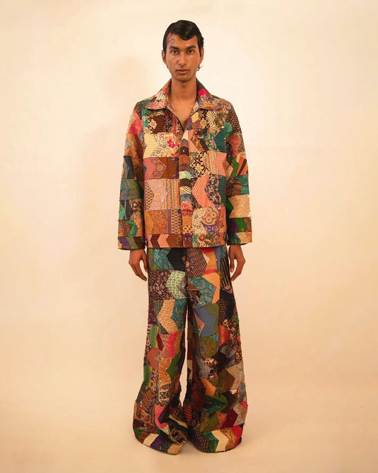 Jivi I Bomber jacket and Wide Pant Set