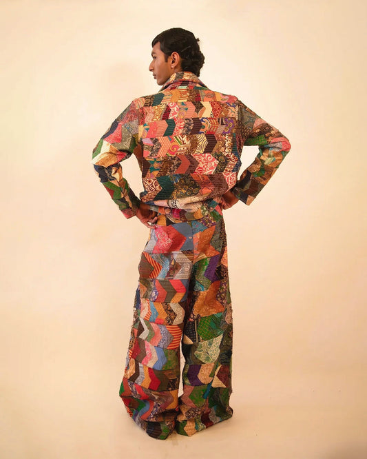 Jivi I Bomber jacket and Wide Pant Set