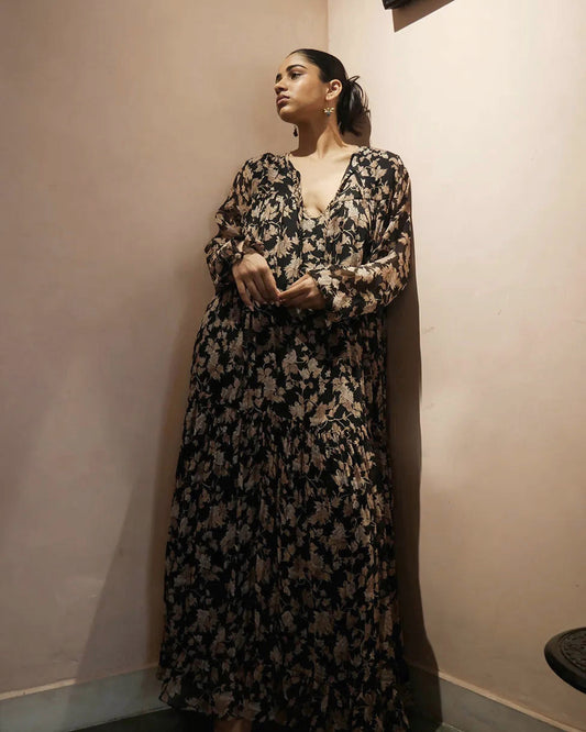 Saia Full Sleeve Maxi Dress