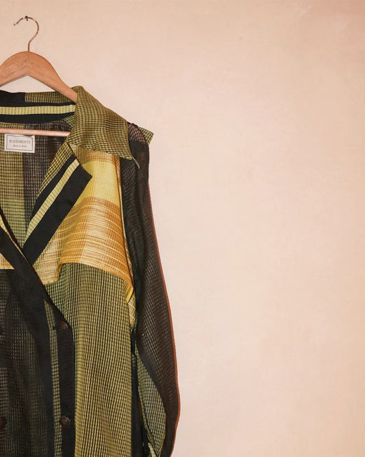 Vedya VII Silk Trench Coat