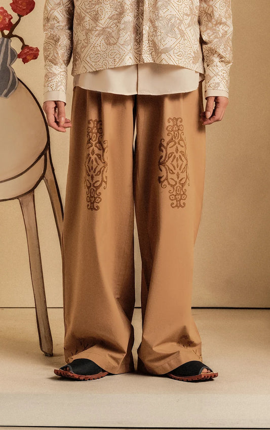 Block print Pants (W)