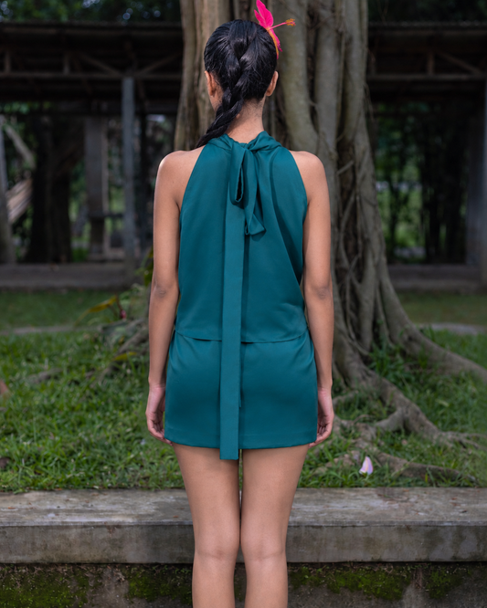 Lotus Hand Embroidered Skirt