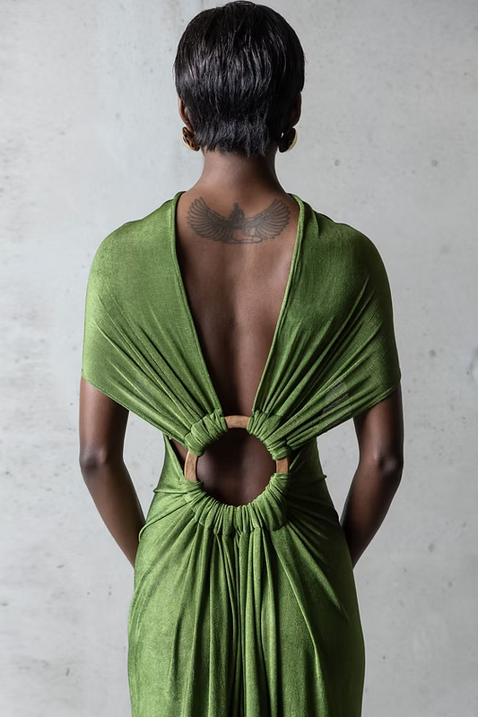 Halo Dress - Green