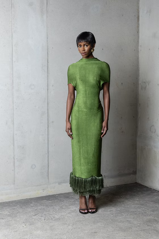 Halo Dress - Green
