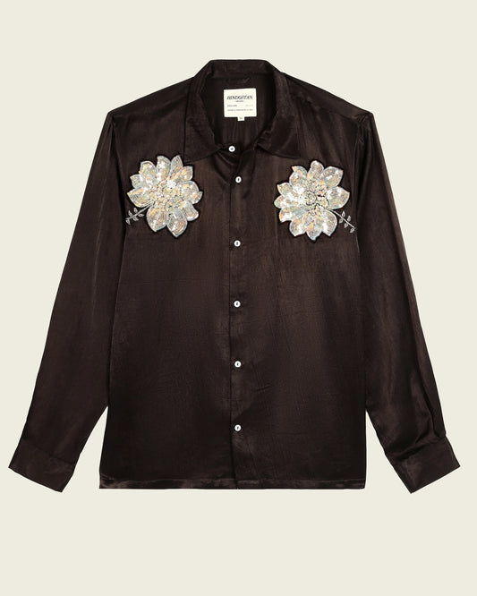 Lotus Mashru Silk Shirt