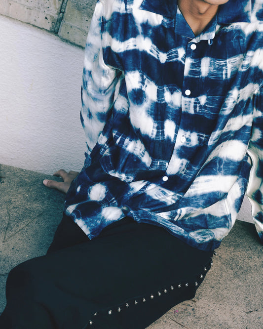 Shibori Silk Shirt