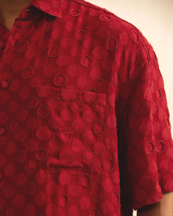 Red Beaded Shirt