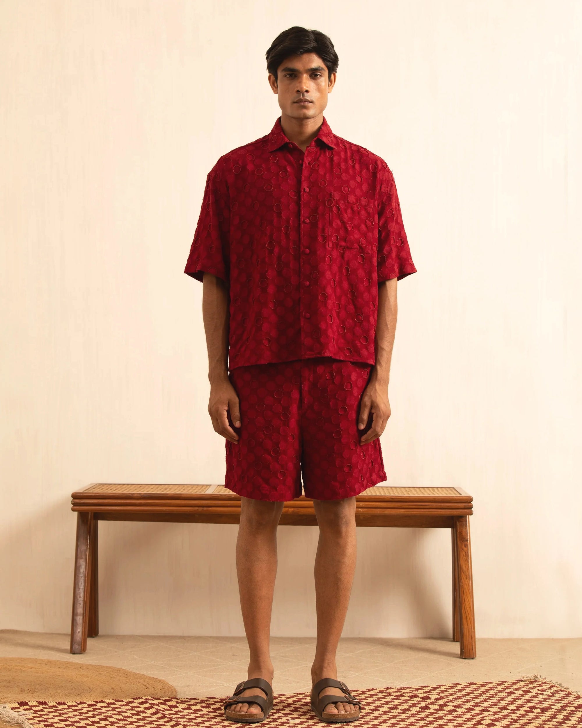 Red Beaded Shirt