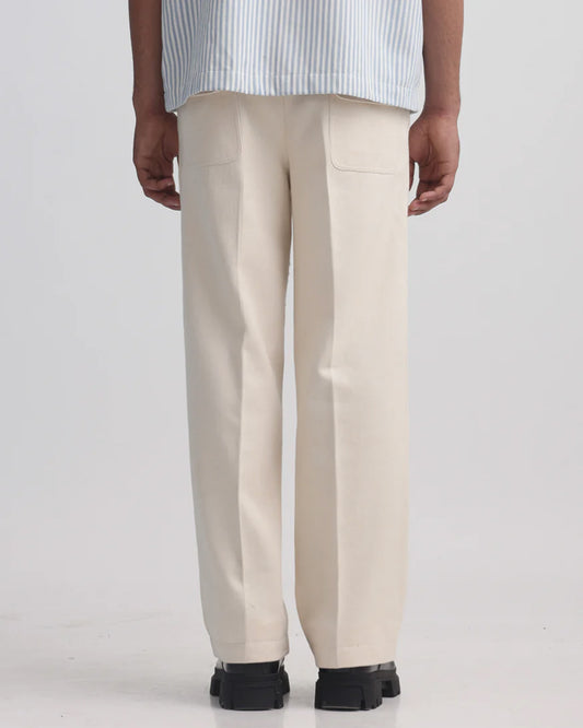 Epidermis Crochet Applique Trouser - OW