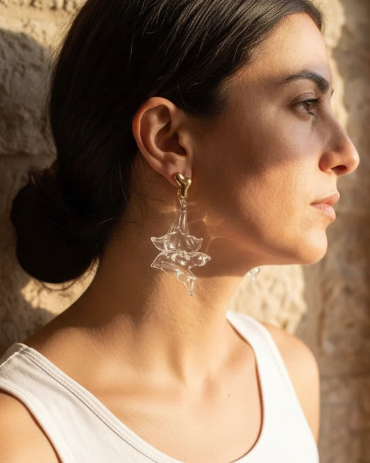 Sofia glass earrings