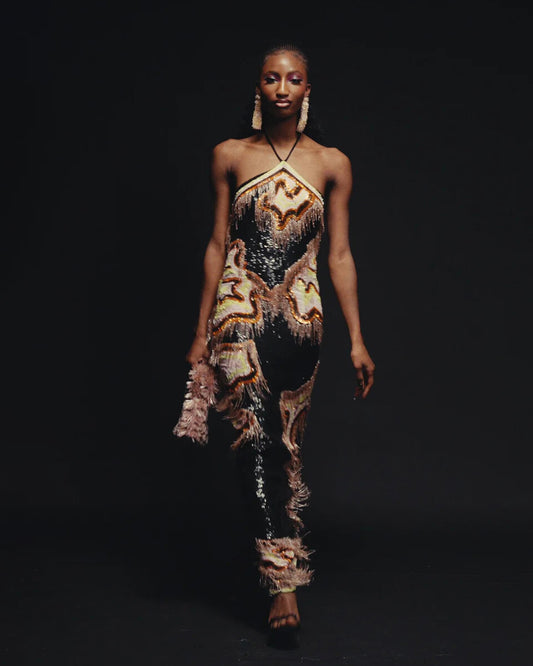 Zuri Halter Dress
