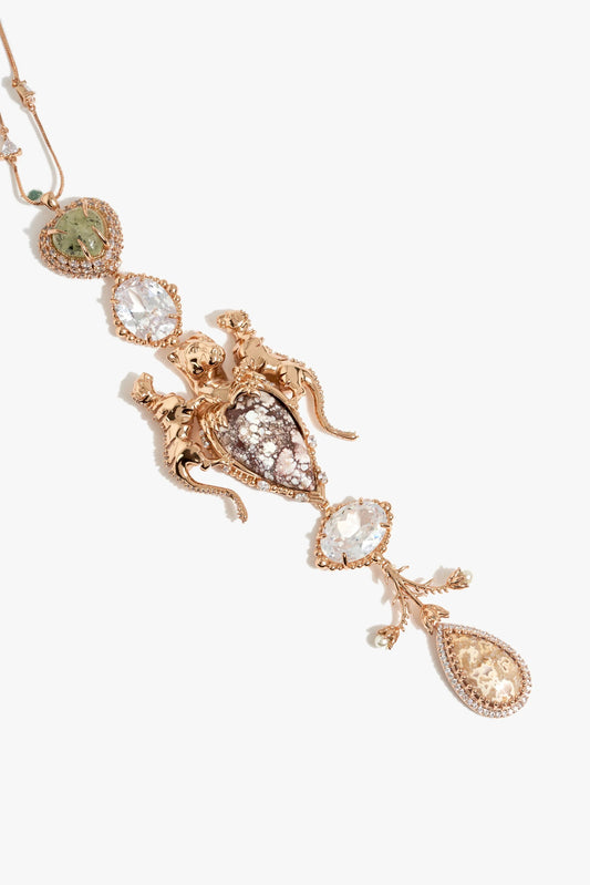 Empress Pendant in Wild Horse Jasper