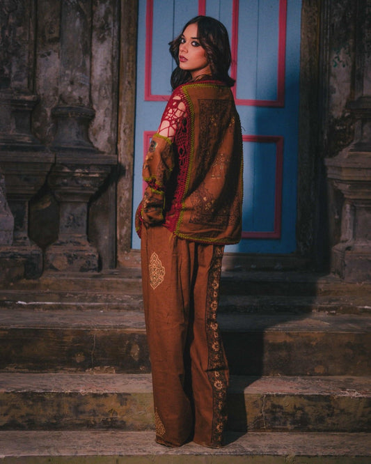 Canopy Patchwork Crochet Sweater