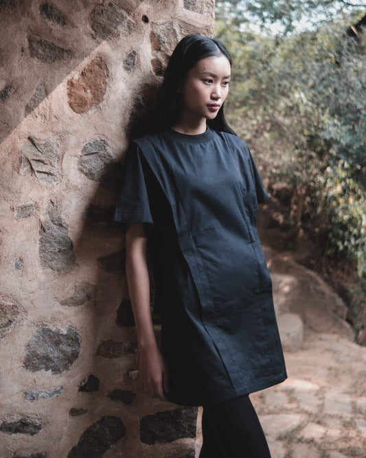 Rory Rib Dress - Solid