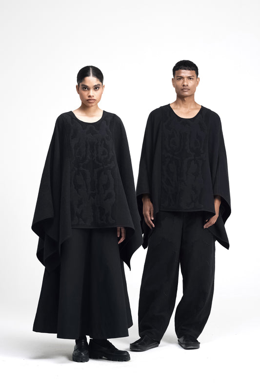 Jirin Embroidered Poncho