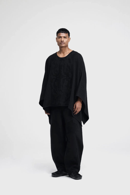 Jirin Embroidered Poncho