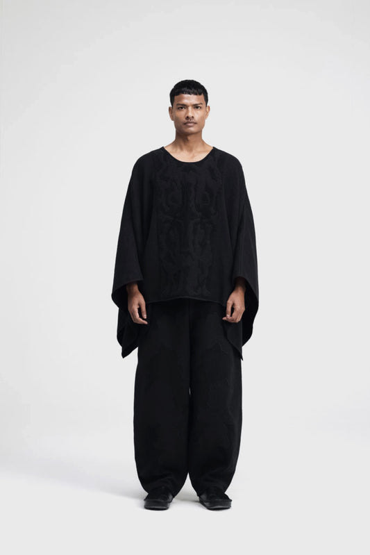 Jirin Embroidered Poncho
